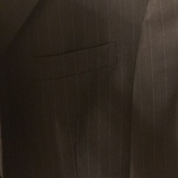 MUSEO Riffini Mens Black Pin Stripped Blazer.  Made in Italy - Picture 2 of 4